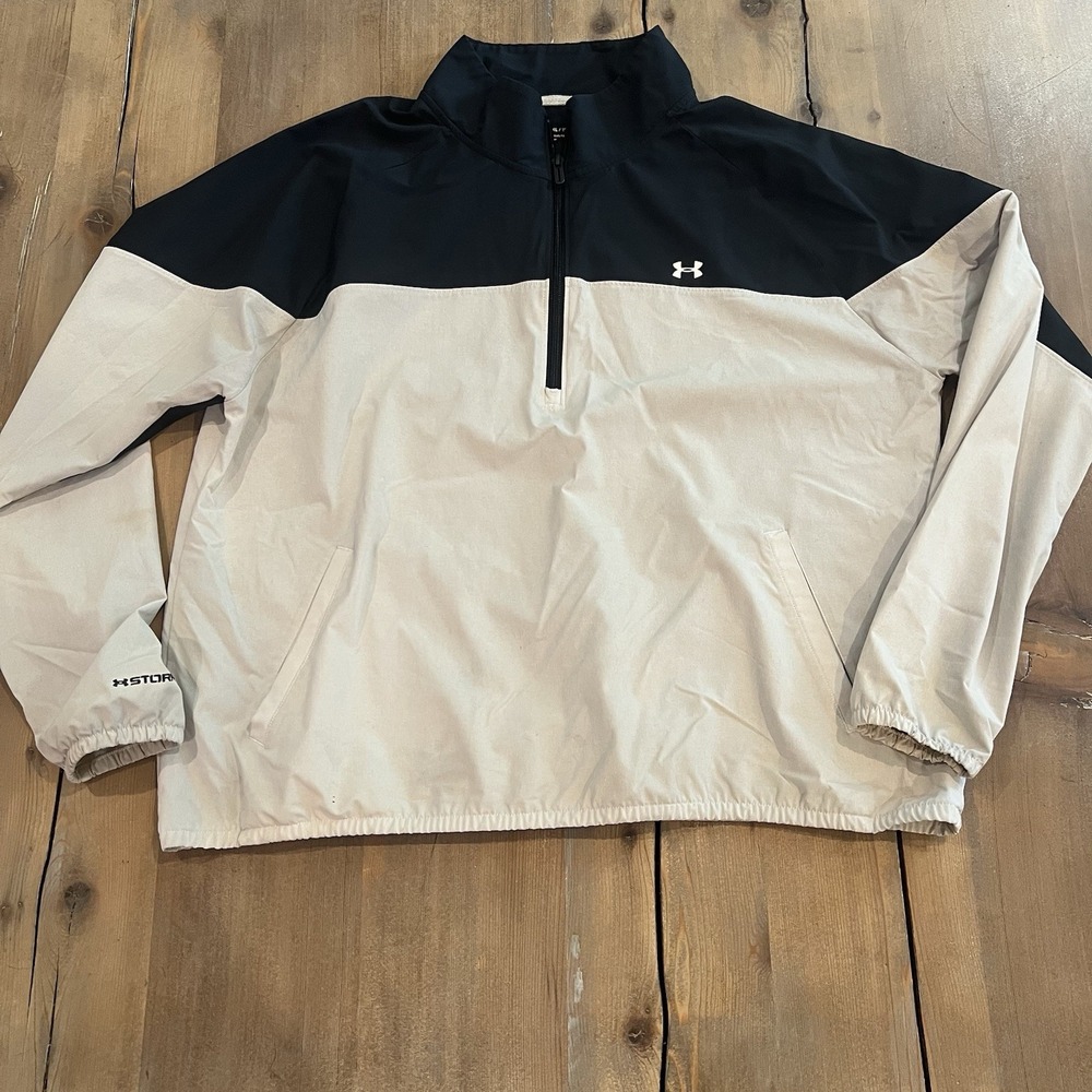Under Armour Storm Women's Quarter Zip Pullover Performance Windbreaker Jacket